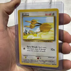 Pokemon TCG Doduo Base 48/102 Regular Near Mint NM/MT Pokemon Common Vintage Vtg - Image 2