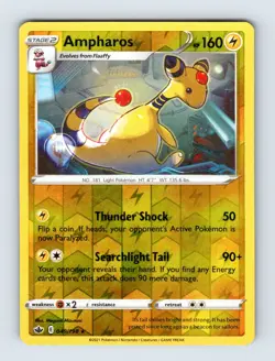 Ampharos - Chilling Reign 049/198 - Reverse Holo - Rare - NM - Pokemon - Image 1