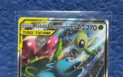 Pokemon TCG Celebi & Venusaur GX SM167 Sun & Moon Promo Tag Team - Image 3