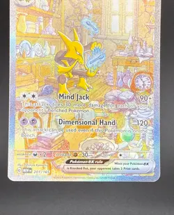 Alakazam ex 201/165 Pokemon TCG SV: Scarlet & Violet 151 SIR Full Art NM - Image 4