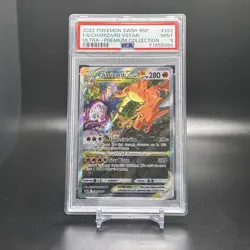 2022 Pokemon SWSH262 Ultra Premium Collection #262 FA/Charizard VSTAR PSA 9 - Image 1