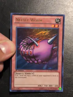 Yu-Gi-Oh! ULTRA RARE HOLO CARD NEEDLE WORM LCYW-EN244 1ST VLP - Image 3
