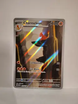 Pokemon TCG Charmeleon AR 151, SV2A, 169/165, Scarlet & Violet, NM Condition - Image 1