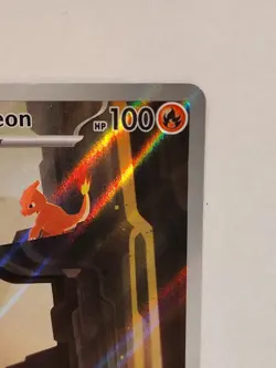 Pokemon TCG Charmeleon AR 151, SV2A, 169/165, Scarlet & Violet, NM Condition - Image 2