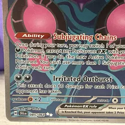 Pokemon SV Shrouded Fable Pecharunt ex 85 Ultra Rare Full Art card NM 085/064 - Image 2