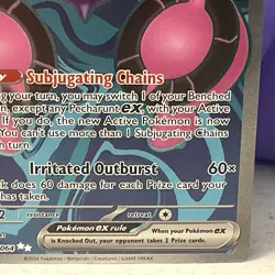 Pokemon SV Shrouded Fable Pecharunt ex 85 Ultra Rare Full Art card NM 085/064 - Image 3