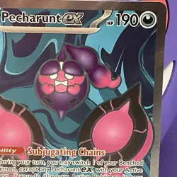 Pokemon SV Shrouded Fable Pecharunt ex 85 Ultra Rare Full Art card NM 085/064 - Image 4