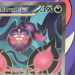 Pokemon SV Shrouded Fable Pecharunt ex 85 Ultra Rare Full Art card NM 085/064 - Image 4