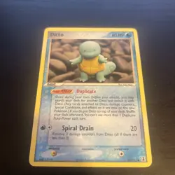Pokemon TCG Ditto EX Delta Species Card 64/113 Squirtle Regular - LP - Image 2