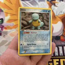 Ditto (Squirtle) 64/113 LP EX Delta Species Pokemon TCG Card 2005 #61 - Image 2