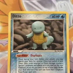 Ditto (Squirtle) 64/113 LP EX Delta Species Pokemon TCG Card 2005 #61 - Image 5