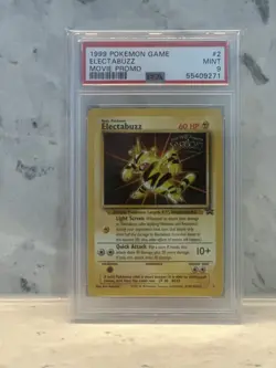 1999 Pokemon Game Movie Promo Electabuzz #2 MINT PSA 9 - Image 1