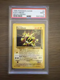 1999 Pokemon Game Electabuzz Movie Promo #2 PSA 9 - Image 1