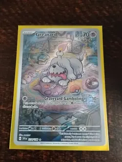 Pokemon TCG Greavard Illustration Rare Card 214/198 Scarlet & Violet Base Set M - Image 1