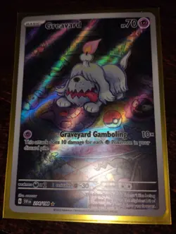 Pokemon TCG Greavard Illustration Rare Card 214/198 Scarlet & Violet Base Set M - Image 2