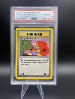 2000 Pokemon Rocket Goop Gas Attack 1st Edition #78 Gem Mint PSA 10 - Image 1