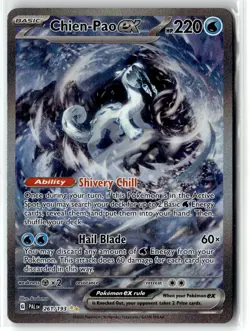 Chien-Pao ex ⭐ 261/193 Holo Special Illustration Rare Paldea Evolved Pokemon NM - Image 1