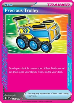 Precious Trolley 185/191 - Surging Sparks - Pokemon TCG - ACE SPEC Rare - Image 1