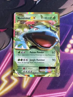 Venusaur EX - 1/108 - Pokemon Evolutions XY Ultra Rare Card Creased - Image 1