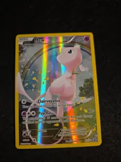 Pokemon TCG Mew Black Star Promos XY110 Holo Card MP - Image 1