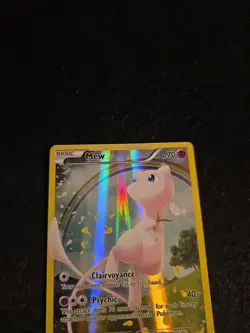 Pokemon TCG Mew Black Star Promos XY110 Holo Card MP - Image 3
