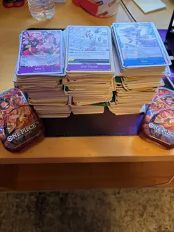 One Piece 800+ Cards Bulk Lot TCG Card Game Mixed Cards NM ENG W Leaders - Image 1