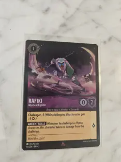 Disney Lorcana: Into The Inklands Rafiki 54/204 (Cold Foil) Card Clean! - Image 1