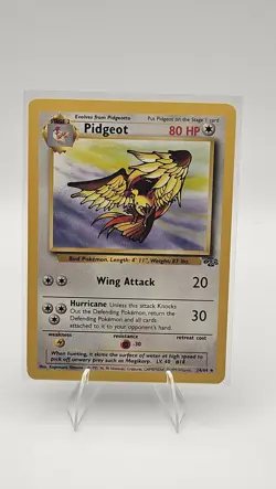 Pokemon TCG Pidgeot Jungle Card 24/64 Unlimited Rare Non-Holo NM - Image 1
