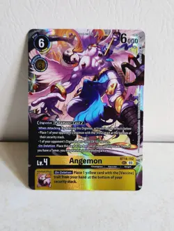 Angemon BT14-102 Blast Ace (Secret Rare) Digimon Card - Image 2