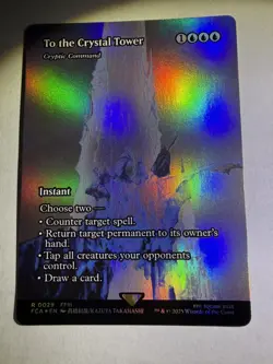 1x To the Crystal Tower - Cryptic Command, Foil, Final Fantasy, Magic MTG NM - Image 1