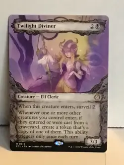 Twilight Diviner (Showcase) R Lorwyn Eclipsed #315 NP - Image 1