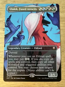 MTG Ulalek, Fused Atrocity (Borderless) [Modern Horizons 3 Commander] Near Mint - Image 1