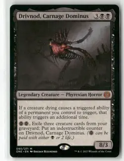 Magic the Gathering Drivnod, Carnage Dominus Phyrexia: All Will Be One #90 - Image 1