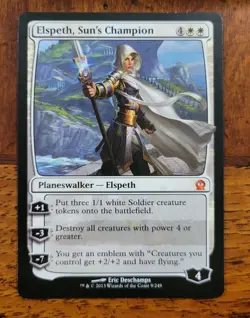 Elspeth, Sun's Champion x1 MTG Theros Magic Light Play LP English - Image 1