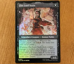The Rise of Sozin [Prerelease] M 0117, NM Foil Promo, MTG Avatar TLA, Fire Lord - Image 2