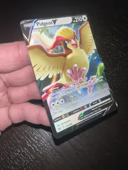 Pokemon TCG Pidgeot V Sword & Shield - Lost Origin 137/196 HUGE MISCUT ERROR - Image 3