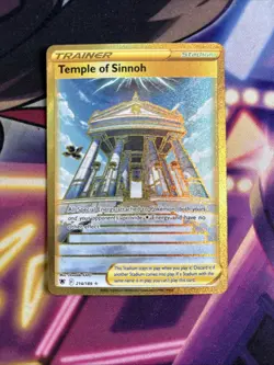Temple of Sinnoh - 214/189 - Pokemon Astral Radiance Sword Shield Secret Rare NM - Image 1