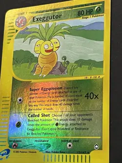 Pokemon TCG - Exeggutor - 12/147 Aquapolis e-Reader Reverse Holo Rare - Image 2