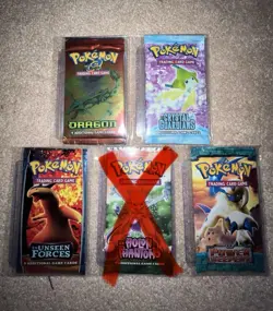 Pokemon EX Booster Packs Sealed And Unweighed - Image 1