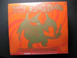 POKEMON ELITE TRAINER BOX CHARIZARD TCG XY EVOLUTIONS FACTORY SEALED WITH CASE - Image 1