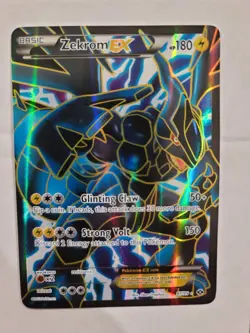 Pokemon Zekrom EX (97 Full Art) 97/99 Next Destinies Holo - Image 1