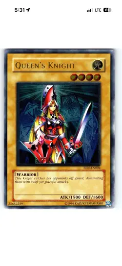 Yugioh King's And Queens Knight EEN-EN006 Unlimited Ultimate Rare Holo - NM 💎 - Image 3