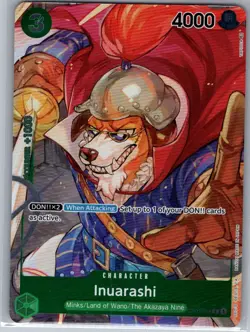 Inuarashi (Box Topper) OP01-034 English Romance Dawn - One Piece Card - NM - Image 1