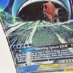 Pokemon 2019 Magikarp & Wailord GX SM166 Tag Team SM Black Star Promo DAMAGED - Image 2