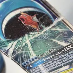 Pokemon 2019 Magikarp & Wailord GX SM166 Tag Team SM Black Star Promo DAMAGED - Image 3