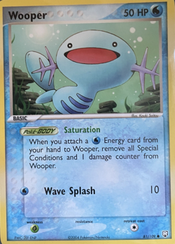 Pokemon TCG - Team Rocket Returns - Uncommon - Wooper - 81/109 - Image 1