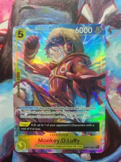 Monkey.D.Luffy OP07-109 Illustration Box Vol. 3 One Piece Card Game - NM - Image 1