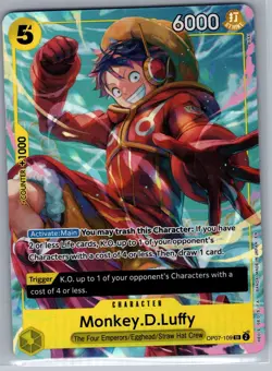 Monkey.D.Luffy (Illustration Box Vol.3) OP07-109 Promo One Piece Card Game - NM - Image 1