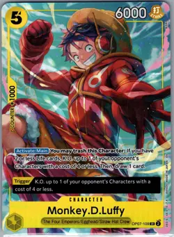 Monkey.D.Luffy (Illustration Box Vol.3) OP07-109 Promo One Piece Card Game - NM - Image 1