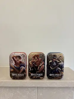 One Piece Tin Pack Set Vol 2 TS-02 - Set of 3 (Full Art Set) OP-13 | Sealed ✅ - Image 1